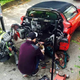 Image for article titled Praise All That Is Unholy: Here's A BMW V10 Swapped Into A Lotus Elise